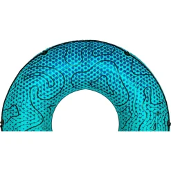 SALVAGENTE CIAMBELLA GONFIABILE CON MOTIVI ONDULATI BREEZE RIDER 106X106X27CM 36401