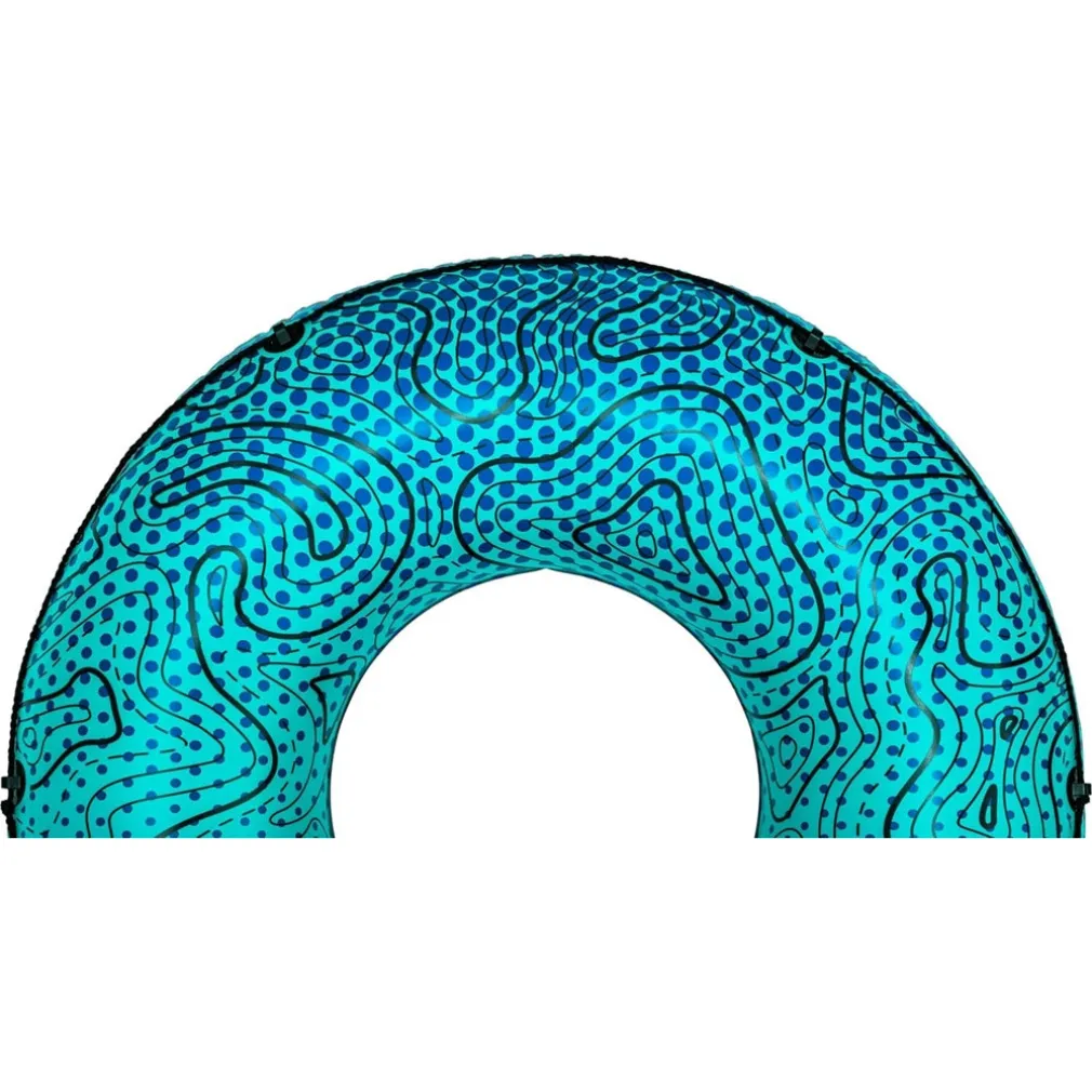 SALVAGENTE CIAMBELLA GONFIABILE CON MOTIVI ONDULATI BREEZE RIDER 106X106X27CM 36401