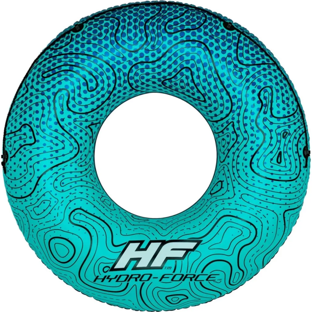 SALVAGENTE CIAMBELLA GONFIABILE CON MOTIVI ONDULATI BREEZE RIDER 106X106X27CM 36401