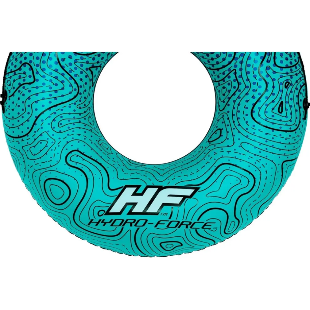 SALVAGENTE CIAMBELLA GONFIABILE CON MOTIVI ONDULATI BREEZE RIDER 106X106X27CM 36401