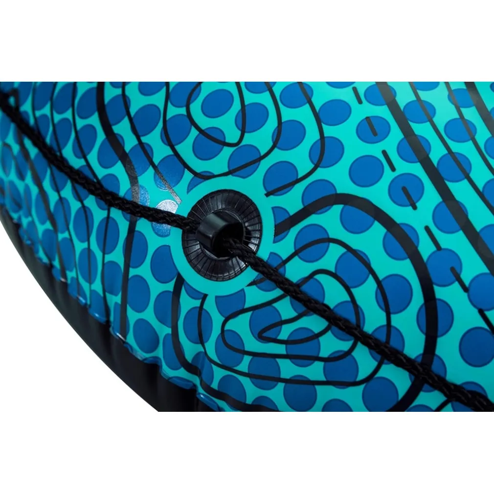 SALVAGENTE CIAMBELLA GONFIABILE CON MOTIVI ONDULATI BREEZE RIDER 106X106X27CM 36401