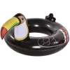 SALVAGENTE CIAMBELLA GONFIABILE A FORMA DI TUCANO NERO 132X105X60CM MARE PISCINA 016141