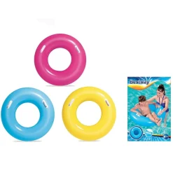 SALVAGENTE COLORATO CIAMBELLA CON MANIGLIE 36084 PER MARE PISCINA 91 CM 3 COLORI