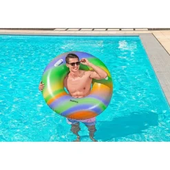 SALVAGENTE FASHION RAINBOW STAMPA MULTICOLORE 119 CM CON MANIGLIE PISCINA 36352