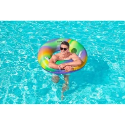 SALVAGENTE FASHION RAINBOW STAMPA MULTICOLORE 119 CM CON MANIGLIE PISCINA 36352
