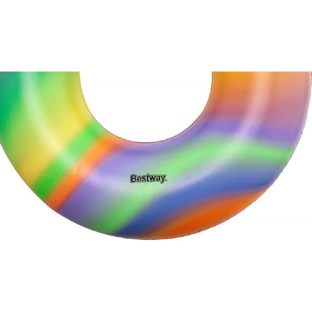 SALVAGENTE FASHION RAINBOW STAMPA MULTICOLORE 119 CM CON MANIGLIE PISCINA 36352