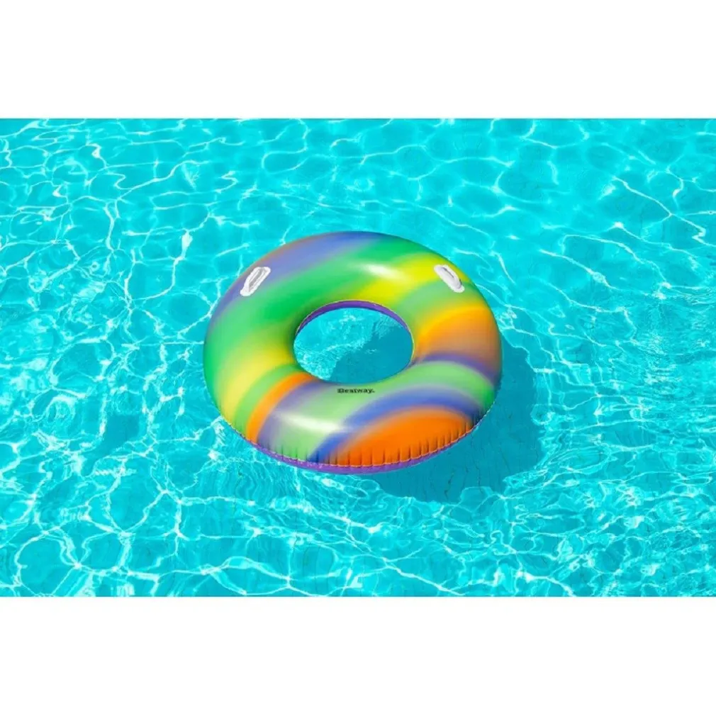 SALVAGENTE FASHION RAINBOW STAMPA MULTICOLORE 119 CM CON MANIGLIE PISCINA 36352