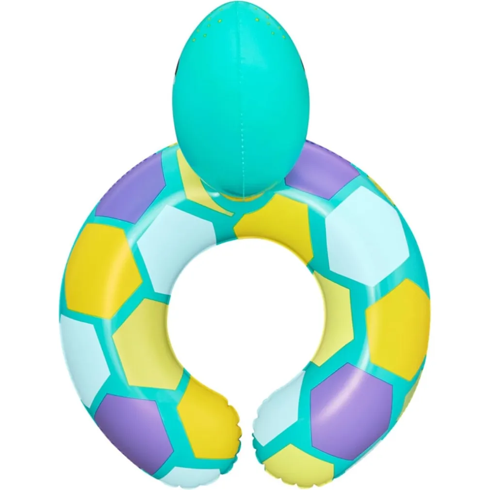 SALVAGENTE GALLEGGIANTE GONFIABILE CON TESTA ANIMALI BUFFI PER BAMBINI 3-6 ANNI 36405