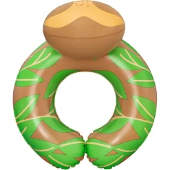 SALVAGENTE GALLEGGIANTE GONFIABILE CON TESTA ANIMALI BUFFI PER BAMBINI 3-6 ANNI 36405