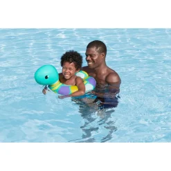 SALVAGENTE GALLEGGIANTE GONFIABILE CON TESTA ANIMALI BUFFI PER BAMBINI 3-6 ANNI 36405