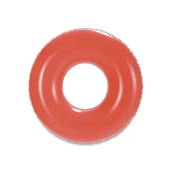 SALVAGENTE GONFIABILE ANELLO GALLEGGIANTE PISCINA TROPICALE ROSSO CORALLO 91CM 017549