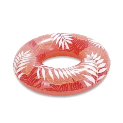 SALVAGENTE GONFIABILE ANELLO GALLEGGIANTE PISCINA TROPICALE ROSSO CORALLO 91CM 017549