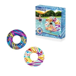 SALVAGENTE GONFIABILE FANTASIA GEOMETRICA Ø 107 CM CIAMBELLA MARE PISCINA 36228