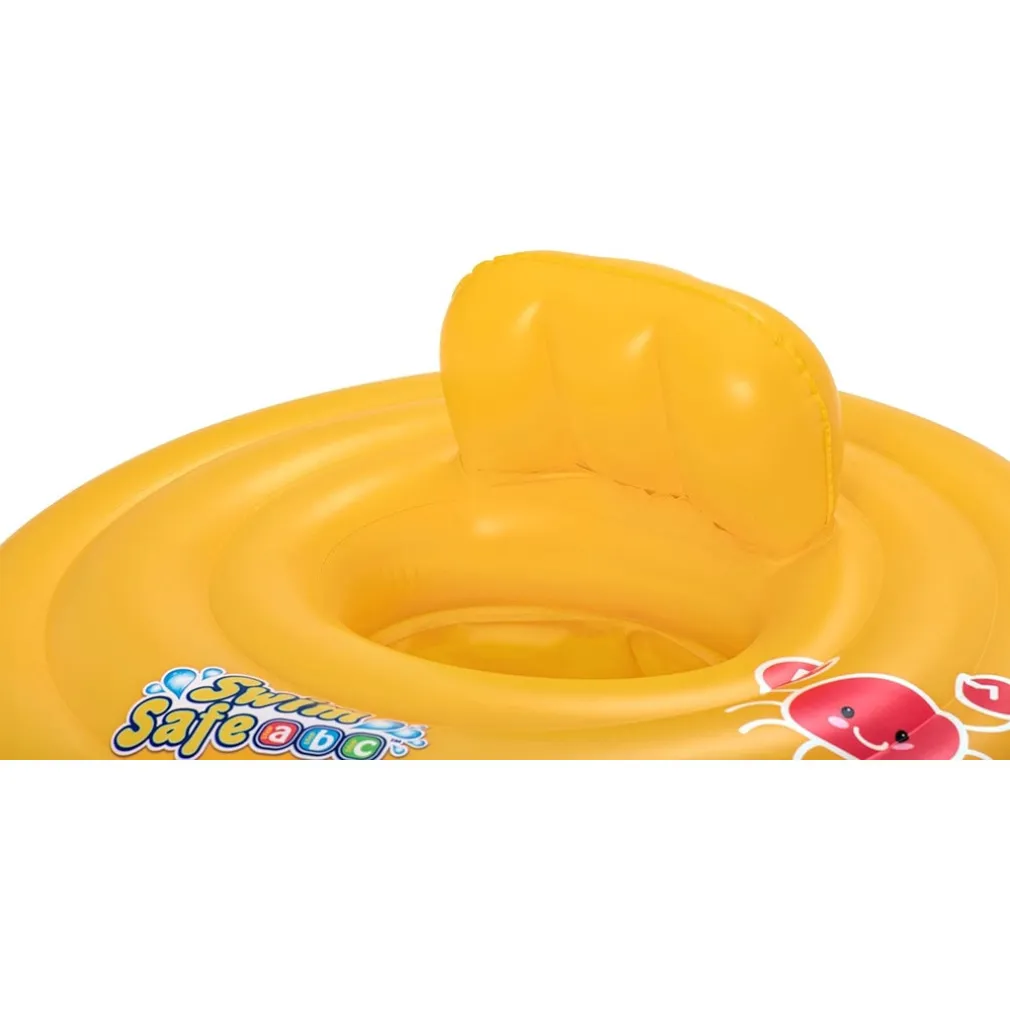 SALVAGENTE GONFIABILE GALLEGGIANTE A MUTANTINA PER BAMBINI ROTONDO 69CM SWIM SAFE 32096