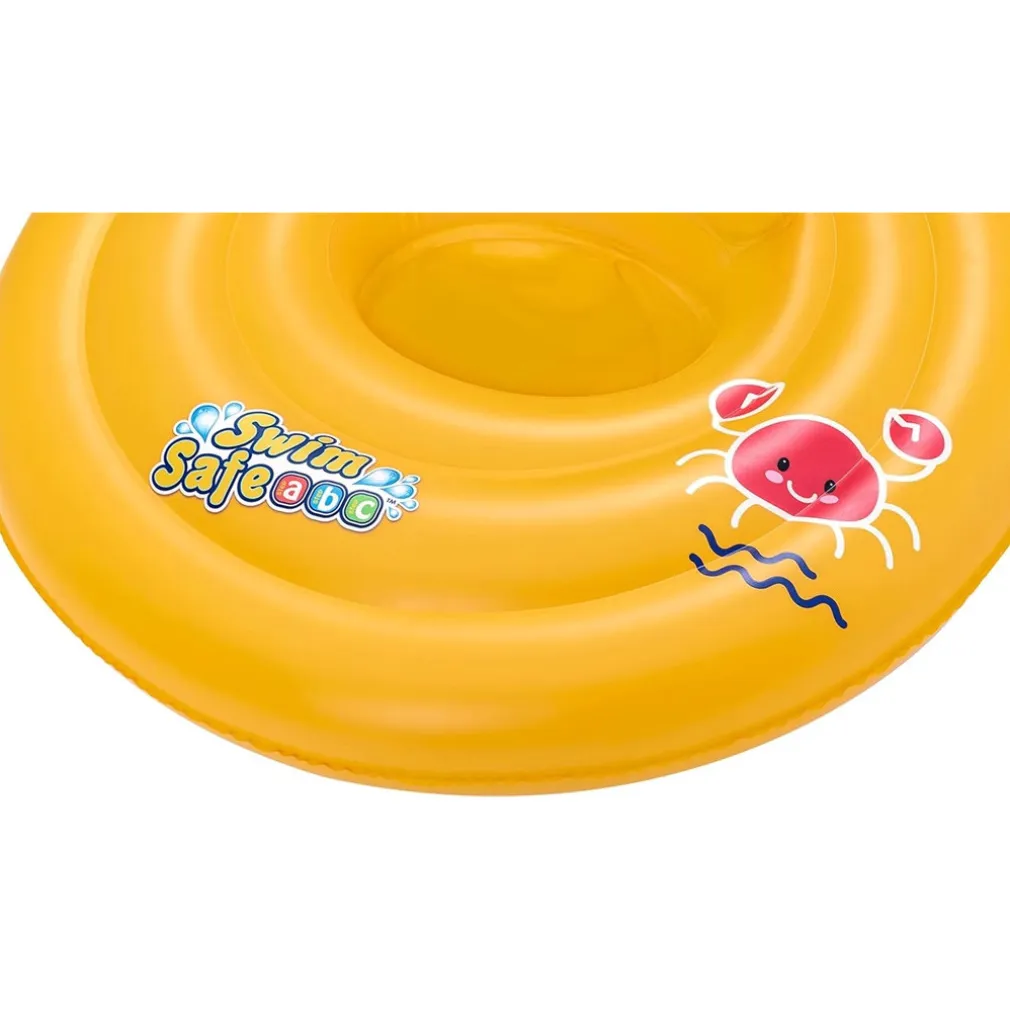 SALVAGENTE GONFIABILE GALLEGGIANTE A MUTANTINA PER BAMBINI ROTONDO 69CM SWIM SAFE 32096