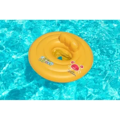 SALVAGENTE GONFIABILE GALLEGGIANTE A MUTANTINA PER BAMBINI ROTONDO 69CM SWIM SAFE 32096
