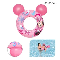 SALVAGENTE GONFIABILE GALLEGGIANTE SPLASH PAL MINNIE CON ORECCHIE ROSA 65 CM 9102N