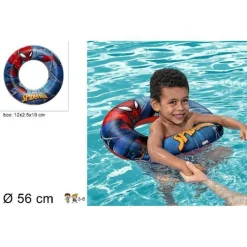 SALVAGENTE GONFIABILE SPIDER-MAN MULTICOLORE 56CM DA SPIAGGIA MARE PISCINA 98003