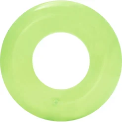 SALVAGENTE GONFIABILE TRASPARENTE COLORATO CIAMBELLA PER BAMBINI ANELLO Ø51CM 016136