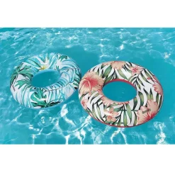 SALVAGENTE PALME TROPICALI FLOREALI 119CM CIAMBELLA GONFIABILE MARE PISCINA 36237