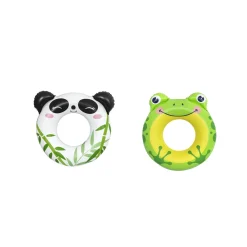 SALVAGENTE PANDA/RANA 79X85CM CIAMBELLA GONFIABILE MARE BAMBINI 3-6 ANNI 36351