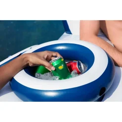 SALVAGENTE POLTRONA GONFIABILE GALLEGGIANTE RAPID RIDER 2 POSTI 251X132 CM 43113