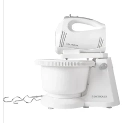 SBATTITORE 2 FRUSTE CON CIOTOLA ROTANTE GANCI IMPASTATRICE 300W 5 VELOCITÀ+TURBO