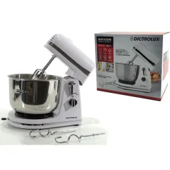 SBATTITORE CON COPPA 300W 3.5LITRI 6 VELOCITÀ FRUSTE ACCIAIO ROBOT CUCINA 602074
