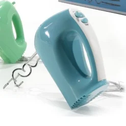 SBATTITORE ELETTRICO FRULLATORE 200 W 5 VELOCITA’ CON TURBO FRUSTE 3 COLORI ASS.