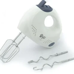 SBATTITORE ELETTRICO MIXER CON FRUSTE IN ACCIAIO A 6 VELOCITÀ GANCI IMPASTATORI