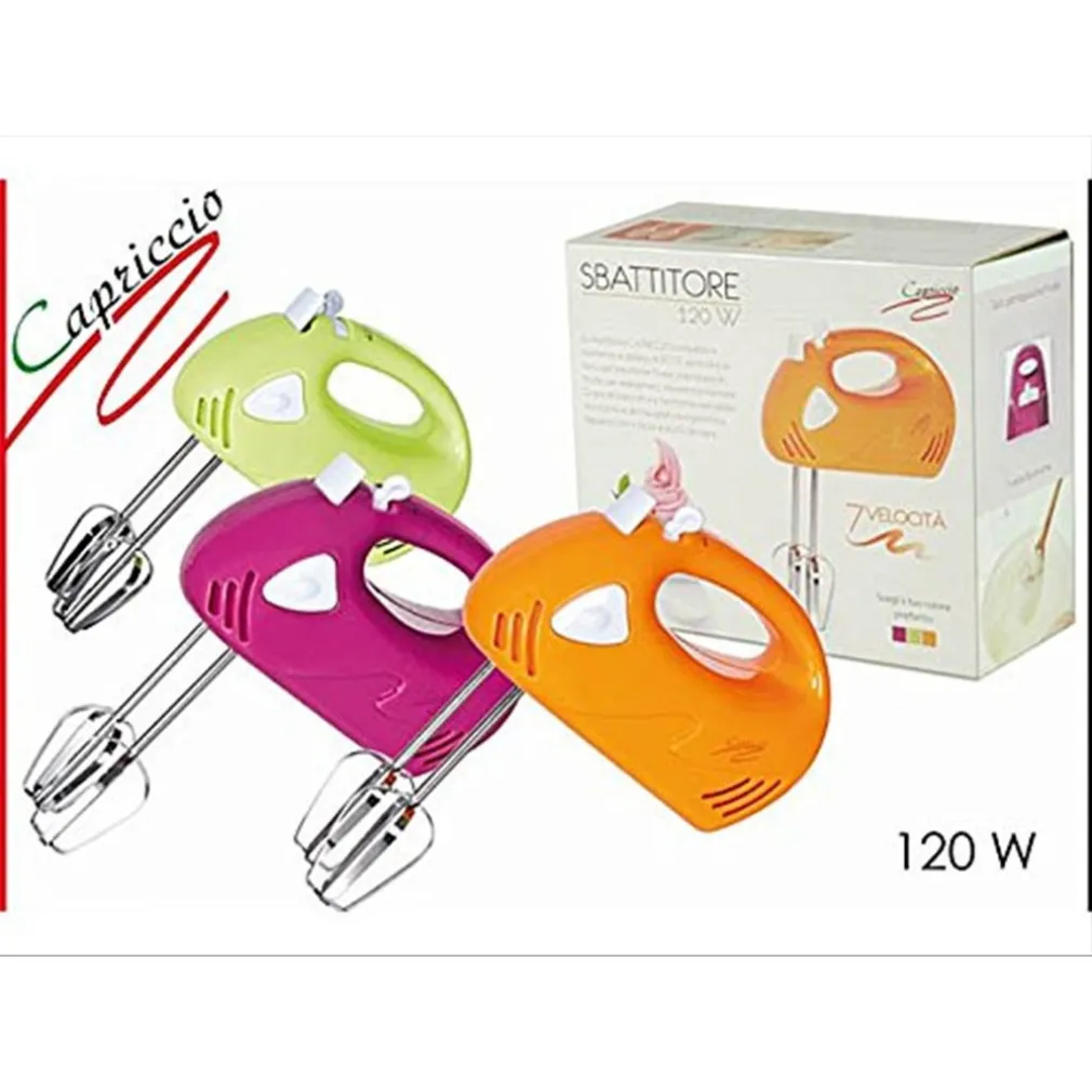 SBATTITORE FRULLATORE ELETTRICO DICTROLUX DA CUCINA 7 VELOCITà CON FRUSTE 120 W