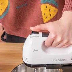 SBATTIUOVA FRUSTA SBATTITORE ELETTRICO MISCELA 100W CON SECCHIO ACCIAIO TX-8175