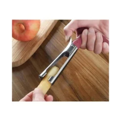 SBUBBIA MELA TAGLIA MELE FRUTTA LEVA RIMUOVI TORSO MANUALE A CLIP IN ACCIAIO