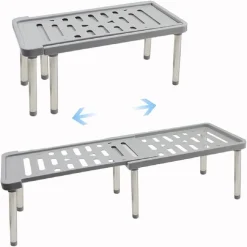 SCAFFALE ESPANDIBILE PER ARMADIETTI ORGANIZER CUCINA A SCOMPARSA BAGNO DISPENSA