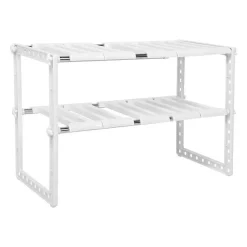 SCAFFALE RETRATTILE PER UTENSILI PRODOTTI DA CUCINA MENSOLA SOTTOLAVELLO SCARICO