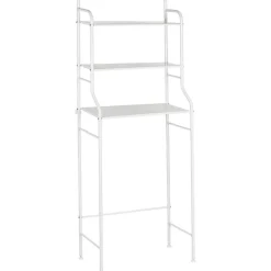 SCAFFALE SALVASPAZIO SOPRA LAVATRICE MENSOLE BAGNO 3 PIANI MOBILE LAVANDERIA 69078
