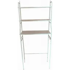 SCAFFALE SOPRA LAVATRICE SALVASPAZIO 3 MENSOLE RIPIANI IN METALLO ORGANIZER 59584