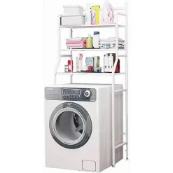 SCAFFALE SOPRA LAVATRICE SALVASPAZIO 3 MENSOLE RIPIANI IN METALLO ORGANIZER 59584