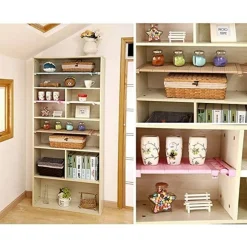 SCAFFALE TELESCOPICO PER ARMADIO REGOLABILE 42CM ALLUNGABILE DA 30-45 CM ACCIAIO