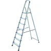 SCALA SCALETTA PIEGHEVOLE 7 GRADINI ANTISCIVOLO SCALETTO IN ALLUMINIO MAX 150KG