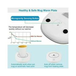 SCALDA TAZZA ELETTRICO BEVANDE Tè CAFFè LATTE PORTATILE CALORE CASA UFFICIO 220V