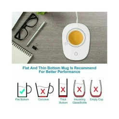 SCALDA TAZZA ELETTRICO BEVANDE Tè CAFFè LATTE PORTATILE CALORE CASA UFFICIO 220V