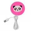 SCALDATAZZA BICCHIERE CARTOON SILICONE PANDA USB ELETTRICO SCALDA SOTTOBICCHIERE