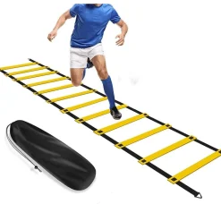 SCALETTA PER ALLENAMENTO 6 METRI AGILITY LADDER TRAINING REGOLABILE CON CUSTODIA