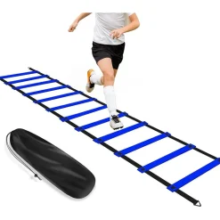 SCALETTA PER ALLENAMENTO 6 METRI AGILITY LADDER TRAINING REGOLABILE CON CUSTODIA
