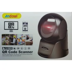 SCANNER BARCODE LETTORE DI CODICI A BARRE QR CODE 1D 2D USB DA TAVOLO Q-SM50