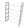 SCARPIERA IN PLASTICA 5 RIPIANI LIVELLI SALVASPAZIO 50X19X68CM PORTA SCARPE CASA