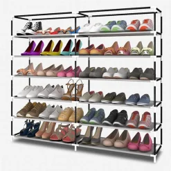 SCARPIERA IN TELA 6 LIVELLI PER SOGGIORNO CORRIDOIO ORGANIZZATORE SCARPE SCAFFALE