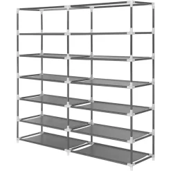 SCARPIERA IN TESSUTO ACCIAIO PORTASCARPE AUTOPORTANTE RIPIANI IMPERMEABILI ARMADIETTO