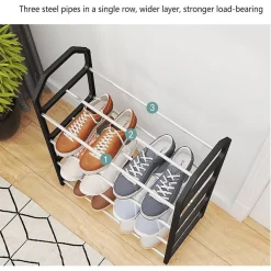 SCARPIERA ORGANIZZATORI DI SCARPE IN METALLO CALZATURE NEGOZI ASSEMBLAGGIO RAPIDO